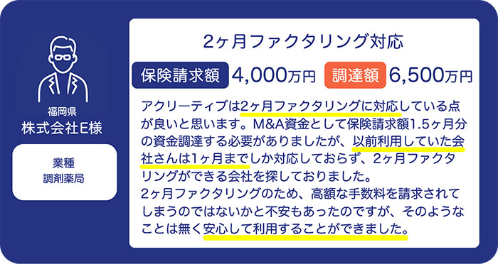 お客様の声E