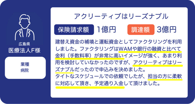 お客様の声F